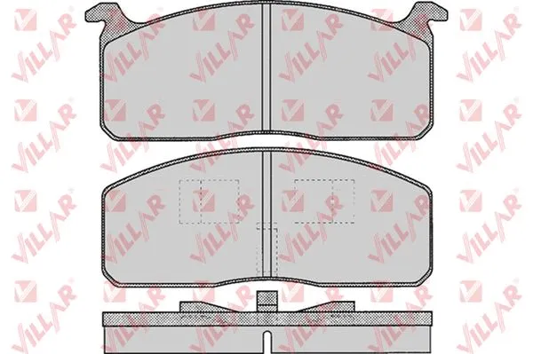 Kit de plaquettes de frein, frein à disque VILLAR 626.0250