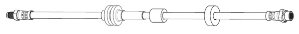 Flexible de frein CEF 514596