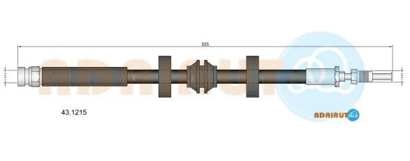 Flexible de frein ADRIAUTO 43.1215