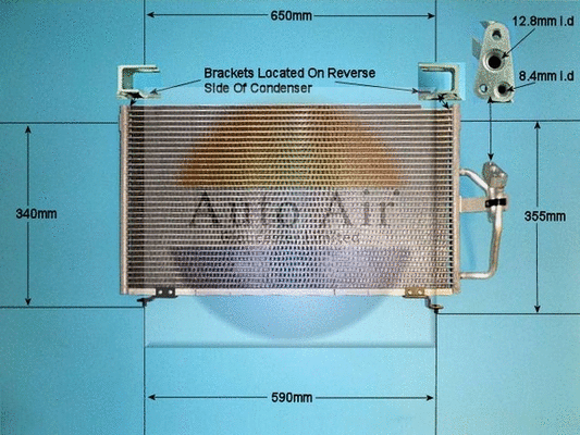 Condenseur, climatisation AUTO AIR GLOUCESTER 16-9718