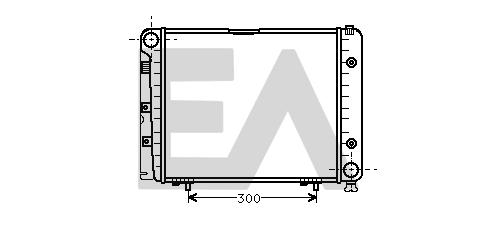 Radiateur, refroidissement du moteur EACLIMA 31R50111