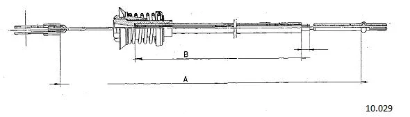 Câble d'accélération CABOR 10.029