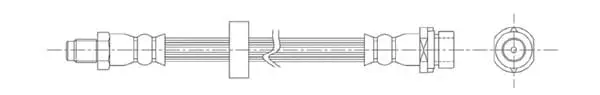 Flexible de frein Technika 43395