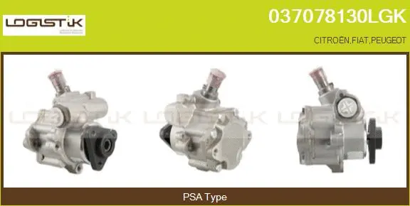 Pompe hydraulique, direction LGK 037078130LGK