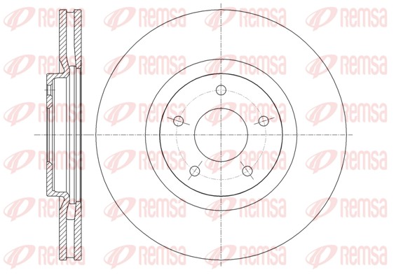 Disque de frein REMSA 61349.10