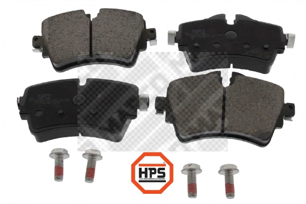 Kit de plaquettes de frein, frein à disque MAPCO 6114HPS