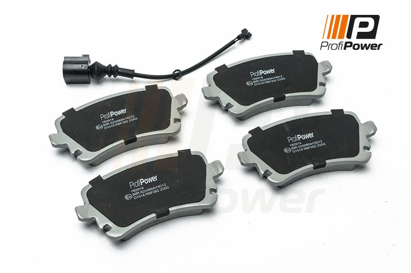 Kit de plaquettes de frein, frein à disque ProfiPower 1B2019