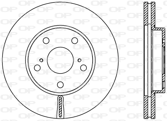 Disque de frein OPEN PARTS BDR2377.20