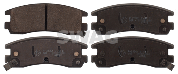 Kit de plaquettes de frein, frein à disque SWAG 40 11 6154