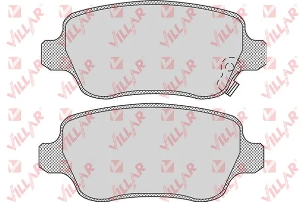 Kit de plaquettes de frein, frein à disque VILLAR 626.0811