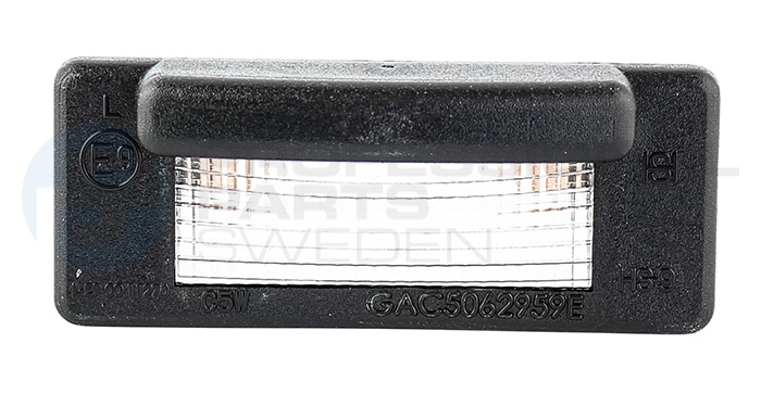 Feu éclaireur de plaque Professional Parts 34424083