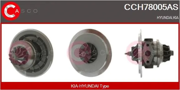 Groupe carter, turbocompresseur CASCO CCH78005AS