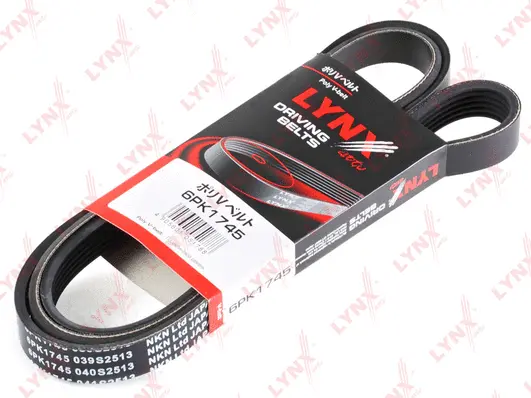 Courroie trapézoïdale à nervures LYNXAUTO 6PK1745