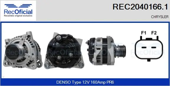 Alternateur RECOFICIAL REC2040166.1