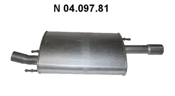 Silencieux arrière EBERSPÄCHER 04.097.81