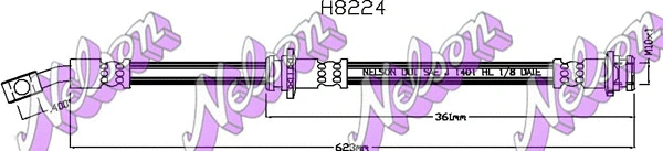 Flexible de frein BROVEX-NELSON H8224