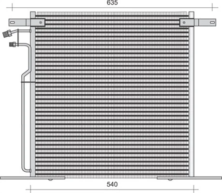 Condenseur, climatisation MAGNETI MARELLI 350203283000