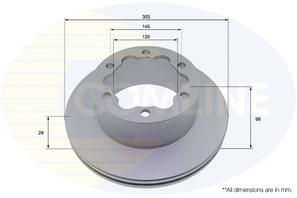 Disque de frein COMLINE ADC2999V