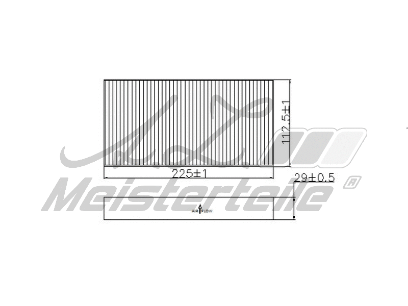 Filtre, air de l'habitacle A.Z. Meisterteile AZMT-41-010-1762