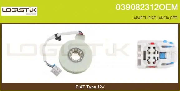 Détecteur de l'angle de braquage LGK 039082312OEM