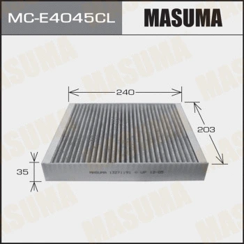Filtre, air de l'habitacle MASUMA MC-E4045CL