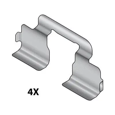 Kit d'accessoires, plaquette de frein à disque RAICAM 12079667