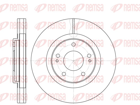 Disque de frein REMSA 62002.10