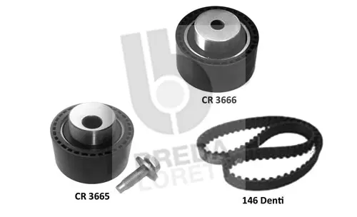 Kit de courroie crantée BREDA LORETT KCD0733