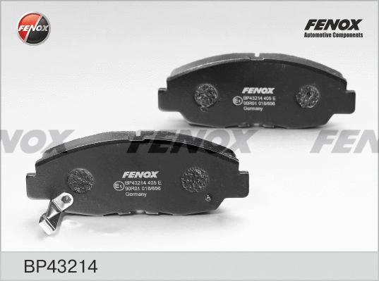 Kit de plaquettes de frein, frein à disque FENOX BP43214