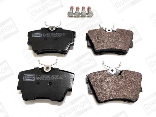 Kit de plaquettes de frein, frein à disque CHAMPION 573059CH