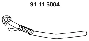 Tuyau d'échappement EBERSPÄCHER 91 11 6004