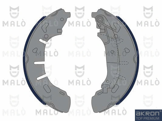 Jeu de mâchoires de frein AKRON-MALÒ 1390378