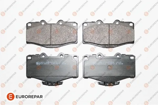 Kit de plaquettes de frein, frein à disque EUROREPAR 1639375780