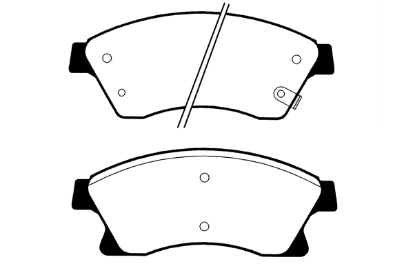 Kit de plaquettes de frein, frein à disque RAICAM RA.0969.0