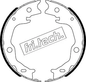 Jeu de mâchoires de frein, frein de stationnement fri.tech. 1115.341