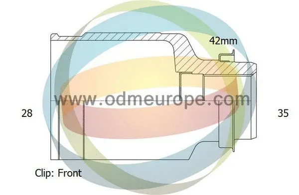 Jeu de joints, arbre de transmission 4X4 ESTANFI EST-14-016054
