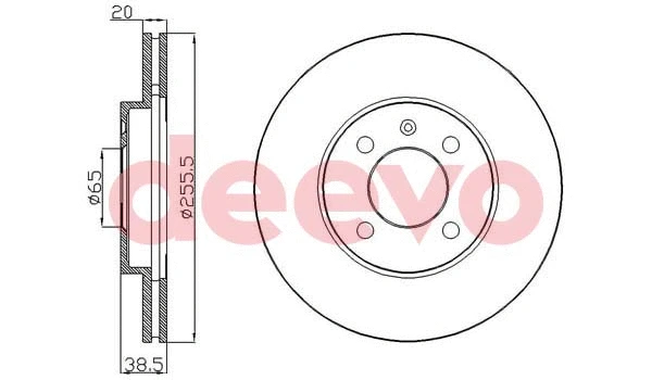 Disque de frein DEEVO BD21740