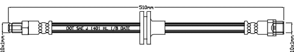 Flexible de frein JURATEK JBH1069