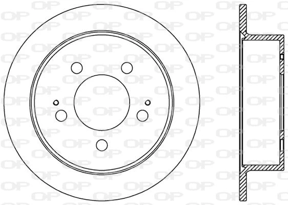 Disque de frein OPEN PARTS BDA2527.10
