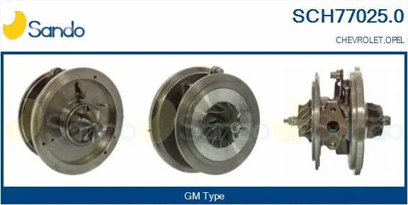 Groupe carter, turbocompresseur SANDO SCH77025.0