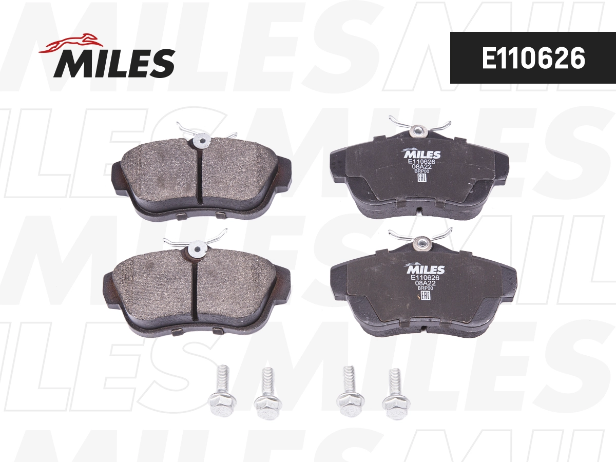 Kit de plaquettes de frein, frein à disque MILES E110626