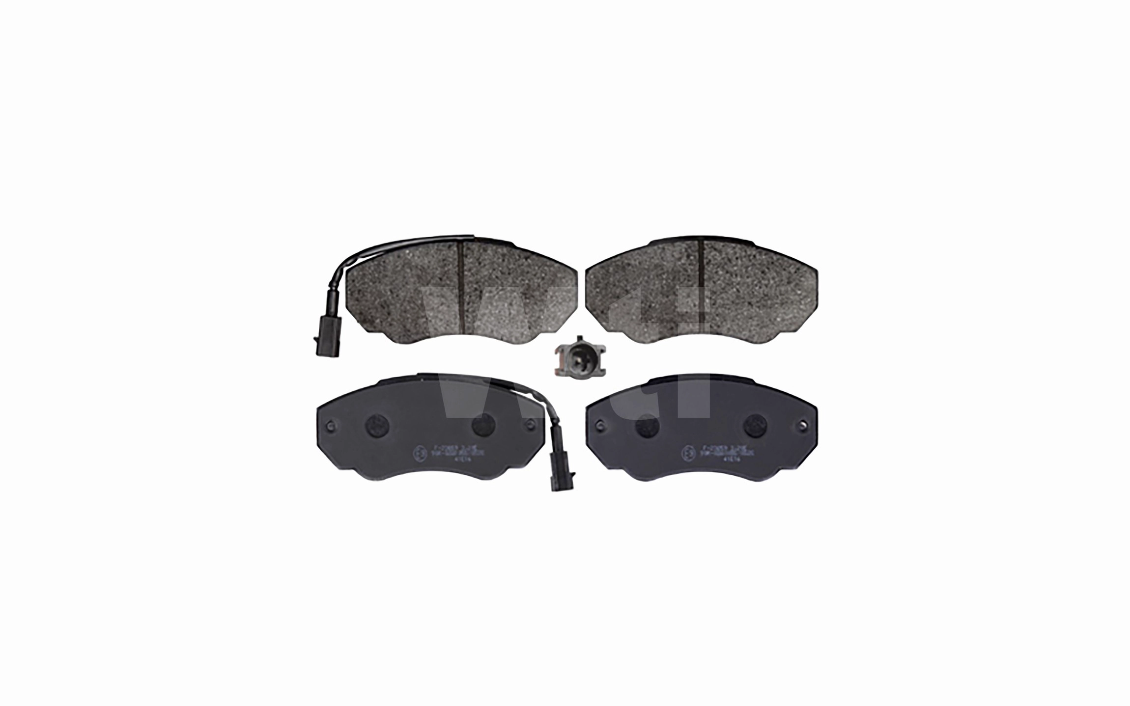 Kit de plaquettes de frein, frein à disque Wti Automotive K971008