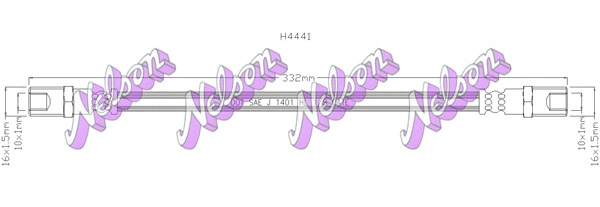 Flexible de frein KAWE H4441