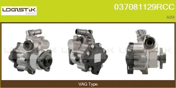 Pompe hydraulique, direction LGK 037081129RCC