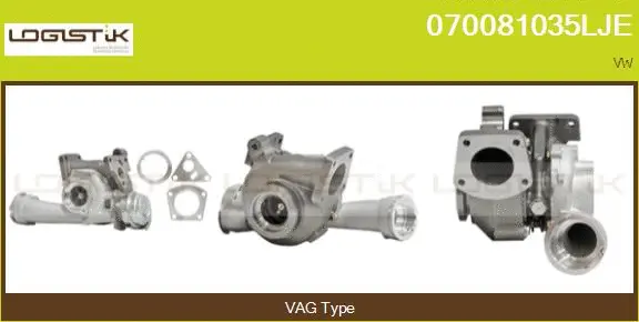 Turbocompresseur, suralimentation LGK 070081035LJE