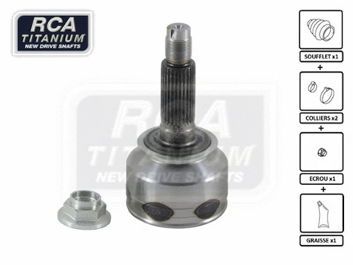 Jeu de joints, arbre de transmission RCA FRANCE KI95