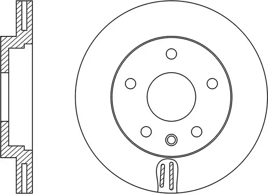 Disque de frein FIT FR0742V