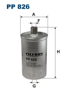 Filtre à carburant FILTRON PP 826