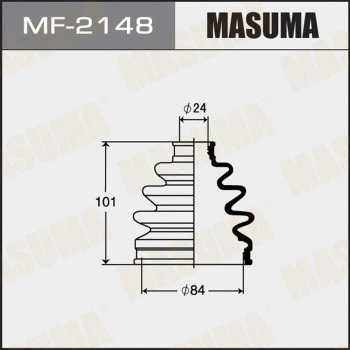 Jeu de joints-soufflets, arbre de commande MASUMA MF-2148