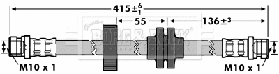 Flexible de frein BORG & BECK BBH7172